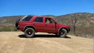 Calmini 2quot Lift Isuzu Rodeo Frank Raines OHV Hill Descent [upl. by Abernon387]