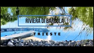 Riviera di Barcola  Trieste beach  Italy [upl. by Adelbert]