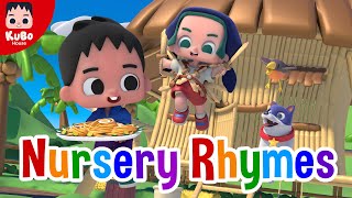 English Nursery Rhymes  Tagalog Nursery Rhymes  Hickory Dickory Dock  Kid Songs Kubo House [upl. by Sirtimed]