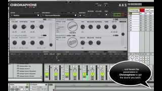 Liquid Rhythm Tutorial Controlling Chromaphone in Ableton Live 9 [upl. by Rianon]