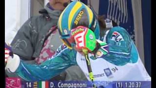 Alpine Skiing  Womens Giant Slalom  Lillehammer 1994 Winter Olympic Games [upl. by Yurik]