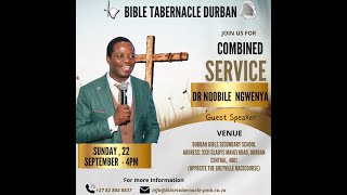 Sunday Durban Combined Service  Bro Nqobile Ngwenya [upl. by Anitsyrc]