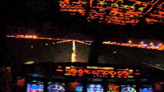 Night Approach amp Landing Rwy 33R Seoul Incheon Airport  Cockpit View [upl. by Arakal]