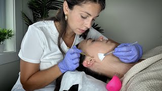 ASMR Real Person Face Mapping amp Ear Exam Ear Cleaning Seeding amp Cupping ‘Unintentional’ Style [upl. by Hachman309]