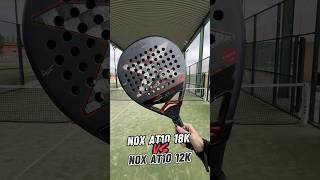 NOX AT10 18K VS AT10 12K  padel shorts fyp [upl. by Atikan]