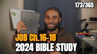 Study the Bible in One Year  Job Ch1618 [upl. by Gayn196]