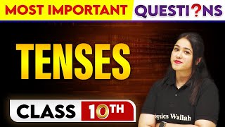 TENSES Most Important Questions  Class10th [upl. by Clellan658]