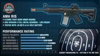 M4 M4A1 CQB RIS Carbine Suppressed Railed Electric Blowback  Airsoft Megastore Armory  AMA [upl. by Euqinom]