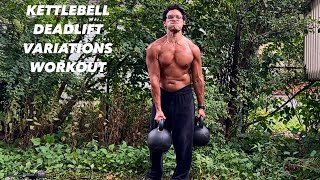 Ep 297  Kettlebell Deadlift Variations Workout [upl. by Rangel]