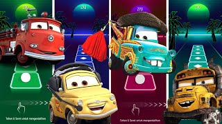 🏎️ Tow Mater vs Dinoco King vs Lightning Mcqueen vs Cursed Miss Fritter \ Coffin Dance 🎯 [upl. by Iggie]