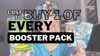 Cost to Buy 1 Pokémon TCG Booster Pack from EVERY SINGLE Set WARNING Expensive Vintage Packs [upl. by Blanche]