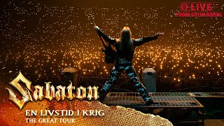 SABATON  En Livstid I Krig Live  The Great Tour  Gothenburg [upl. by Nashoma]