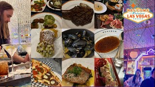 Las Vegas Trip Report Restaurant Reviews of CraftSteak Matteos Scarpetta Bouchon Secret Pizza [upl. by Bush]