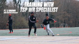 Training Top College Football Wideouts with TSP WR SPECIALIST [upl. by Spiegleman]