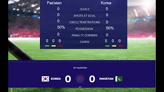 Pakistan Vs Korea Hockey Live Scores amp Update  Sultan Azlan Shah Cup 2024 [upl. by Culliton]