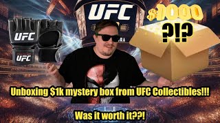 I bought a 1000k UFC mystery box Did I get scammed ufc unboxing mysterybox [upl. by Auqinimod]