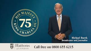 The 2023 King Charles III 75th Birthday OneEighth Sovereign TV Ad  Hattons of London [upl. by Eramat]