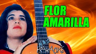 FLOR AMARILLA 🟢 Tamara Castro  KARAOKE maskaraoke folklore [upl. by Luaped]