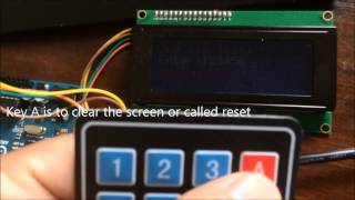 Connect Arduino by keypad and LCD [upl. by Akeber161]