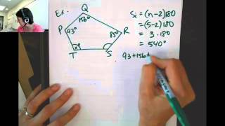 Finding Angle Measures In Polygons [upl. by Ees]