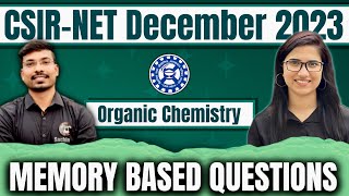 CSIR NET Dec 2023 Memory Based Questions  Chemistry Solutions  Answer Key Exam Analysis Chemistry [upl. by Territus]