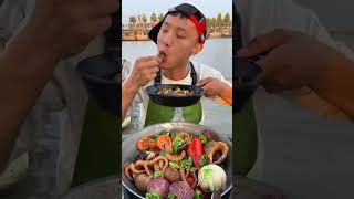 Fisherman Eat Giant Lobster Mukbang  Chinese Seafood Mukbang Show [upl. by Jemmie987]