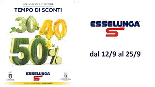 Volantino Esselunga IT dal 12 al 25 settembre 2024 [upl. by Atis]