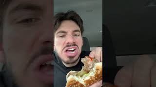 Burger King Impossible Whopper Review fastfood burgerking foodie [upl. by Farmann]