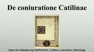 De coniuratione Catilinae [upl. by Adorl]