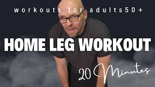 Easy 10Minute Leg Workout for Beginners Over 50  LowImpact Dumbbells Optional [upl. by Aven]