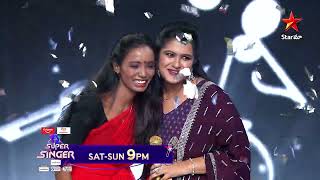 Super Singer Contestant Taruni electrifying Performance  Sing with Playback Singers SatSun  9 PM [upl. by Ayhtak82]