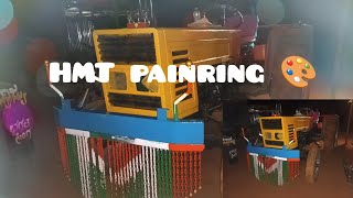 HMT 😍  repaint of old HMT tractor [upl. by Elrem]