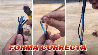 Como hacer empalme correctamente jamás tendrás problema hazlotumismo ideas diy [upl. by Aneehsak843]