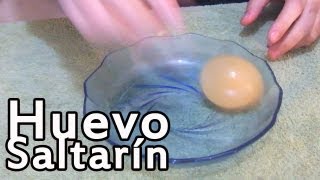 Huevo saltarín │ Experimento Fácil de Química [upl. by Crabb123]