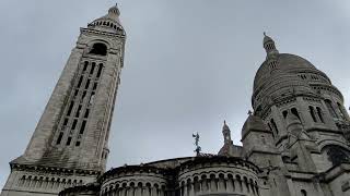 Basilika SacréCœur à ParisMontmartre Glockengeläute zum AngelusSonnerie à lAngélus [upl. by Sivrup203]