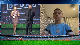 Talenti 12vjeçar Bruno Qëndro që luan te Manchester City flet ekskluzivisht në ORA NEWS [upl. by Noruq]