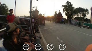 360 Degree View Alia Bhatt Enjoys Beating Retreat Ceremony at Wagah [upl. by Acinimod113]