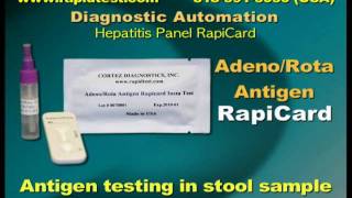 AdenoRota antigen rapid test [upl. by Lyndsey]