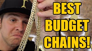 Best SOLID GOLD budget friendly chains [upl. by Annekcm]