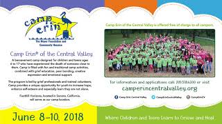 Camp Erin of the Central Valley on 993 KJOY [upl. by Minda968]