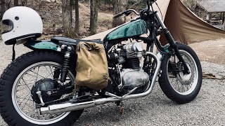 作業用Custom W650のひたすら排気音な40分。40 minutes to enjoy the exhaust sound of a Kawasaki W650 [upl. by Etnwahs]