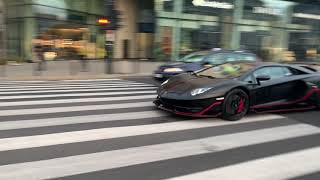 Aventador SVJ Novitec exhaust in Warsaw Brutal sound [upl. by Seilenna969]