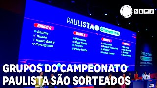 Grupos do Campeonato Paulista de Futebol 2024 são sorteados [upl. by O'Neill]