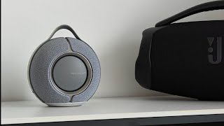 4K HDR Devialet Mania VS JBL Boombox 3 WiFi Speaker Test Comparison Demo [upl. by Larina]