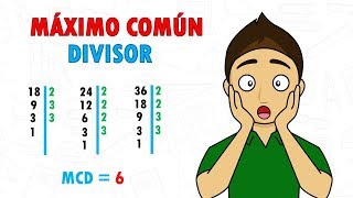 MAXIMO COMUN DIVISOR Super Facil  Para principiantes [upl. by Aneetsirk494]