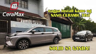 TOYOTA AVANZA E 2024  NANO CERAMIC TINT INSTALLATION  CERAMAX PHILIPPINES  KEIA [upl. by Aneeram]