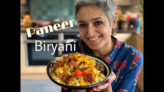 ULTIMATE PANEER BIRYANI  Diwali food  Vegetarian biryani  Food with Chetna [upl. by Etteinotna71]