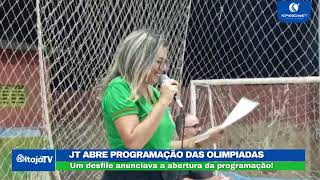 JT ABRE PROGRAMAÇÃO DAS OLIMPIADAS [upl. by Eenerb723]