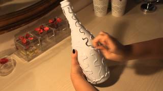 DIY  Bottiglia decorata [upl. by Sarid]