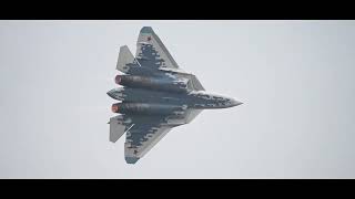 SU57Jet Fighter Сергей Богдан Showcase at Zhuhai Airshow 2024 [upl. by Arbua]